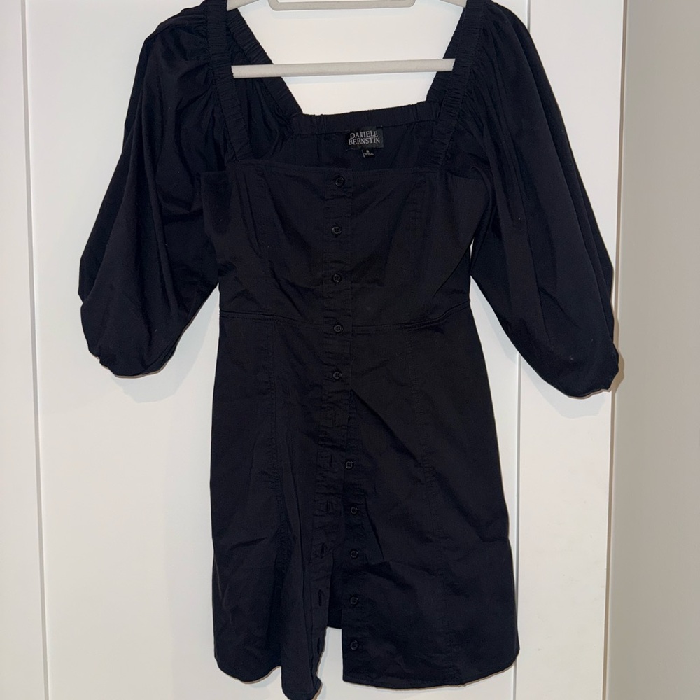 DANIELLE BERNSTEIN Black Mini Dress
